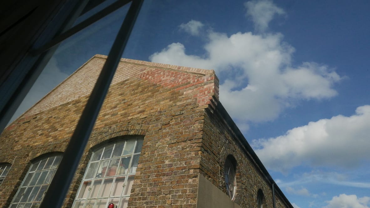 Professional self-tape recording studio with natural lighting and professional filming equipment for actor auditions